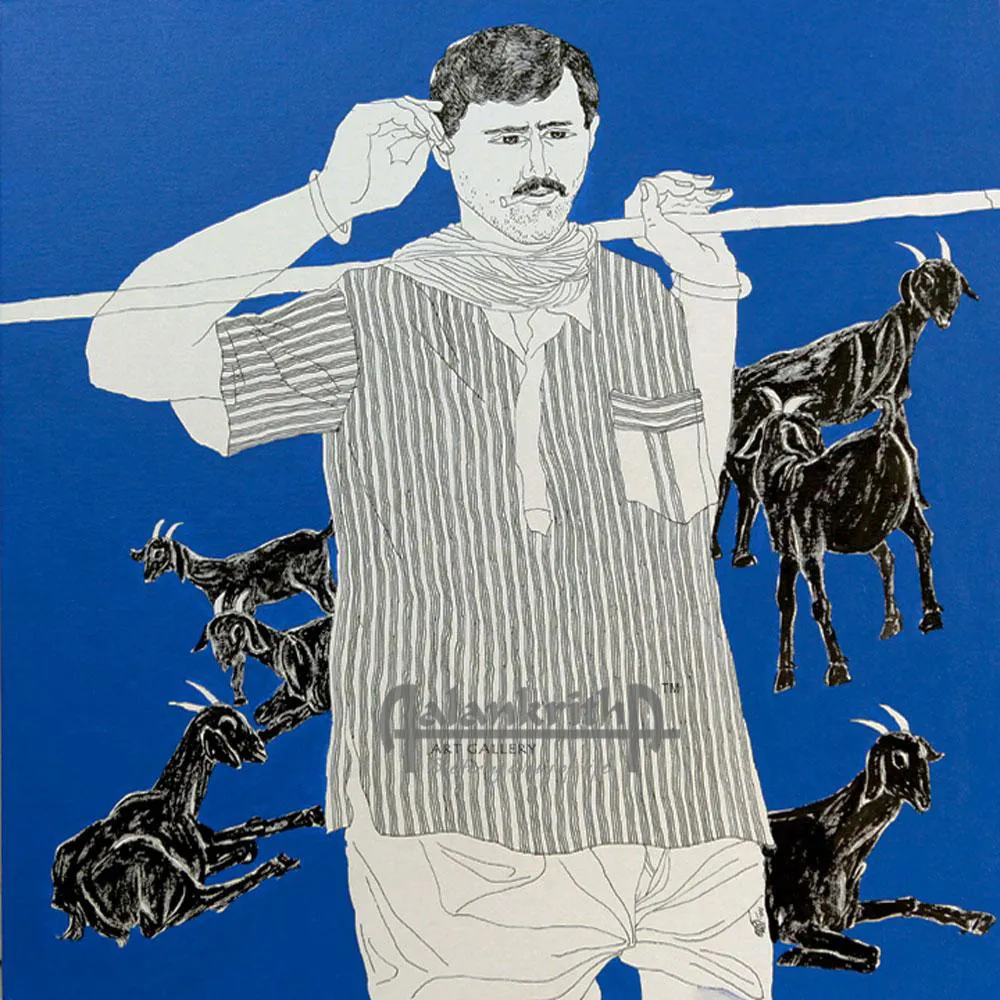 Untitled by Laxman Aelay