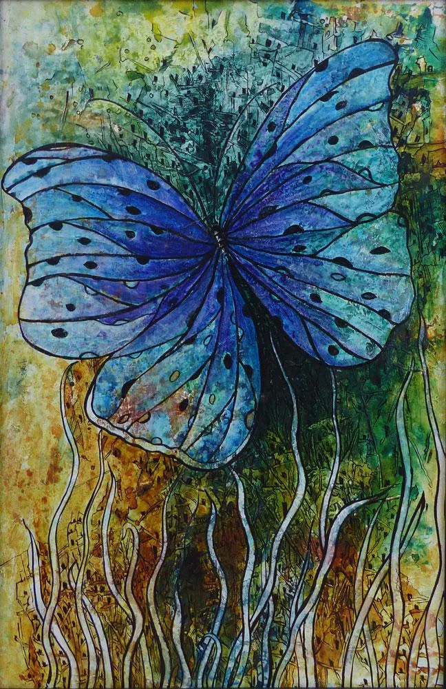 Blue Butterflies by Sowjanya Lavu