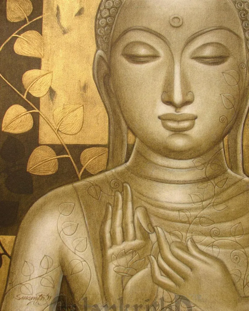 Lord Buddha by Sukanta Das