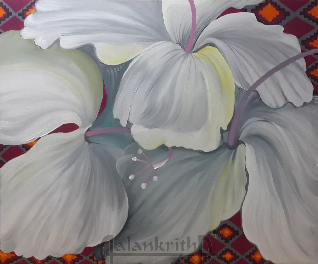 White Flowers by Udaya Chiluveru