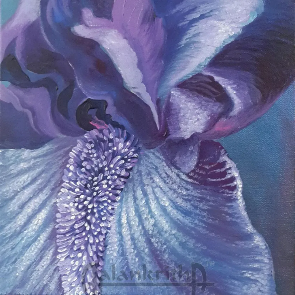 Blue Flower by Udaya Chiluveru