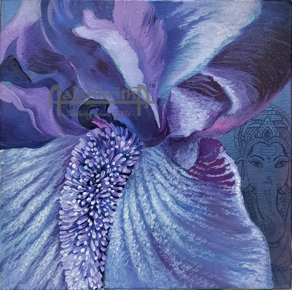 Blue Flower by Udaya Chiluveru