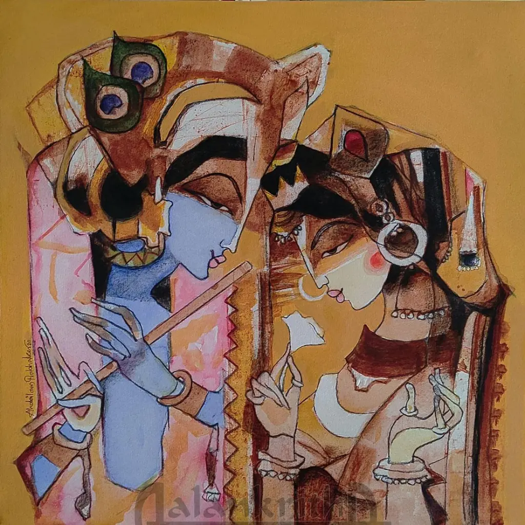 Radha Krishna by Ahobhilam Prabhaker