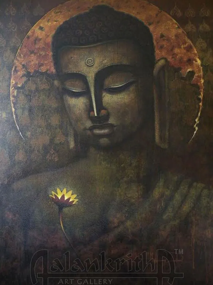 Lord Buddha by Makrand Jadhav