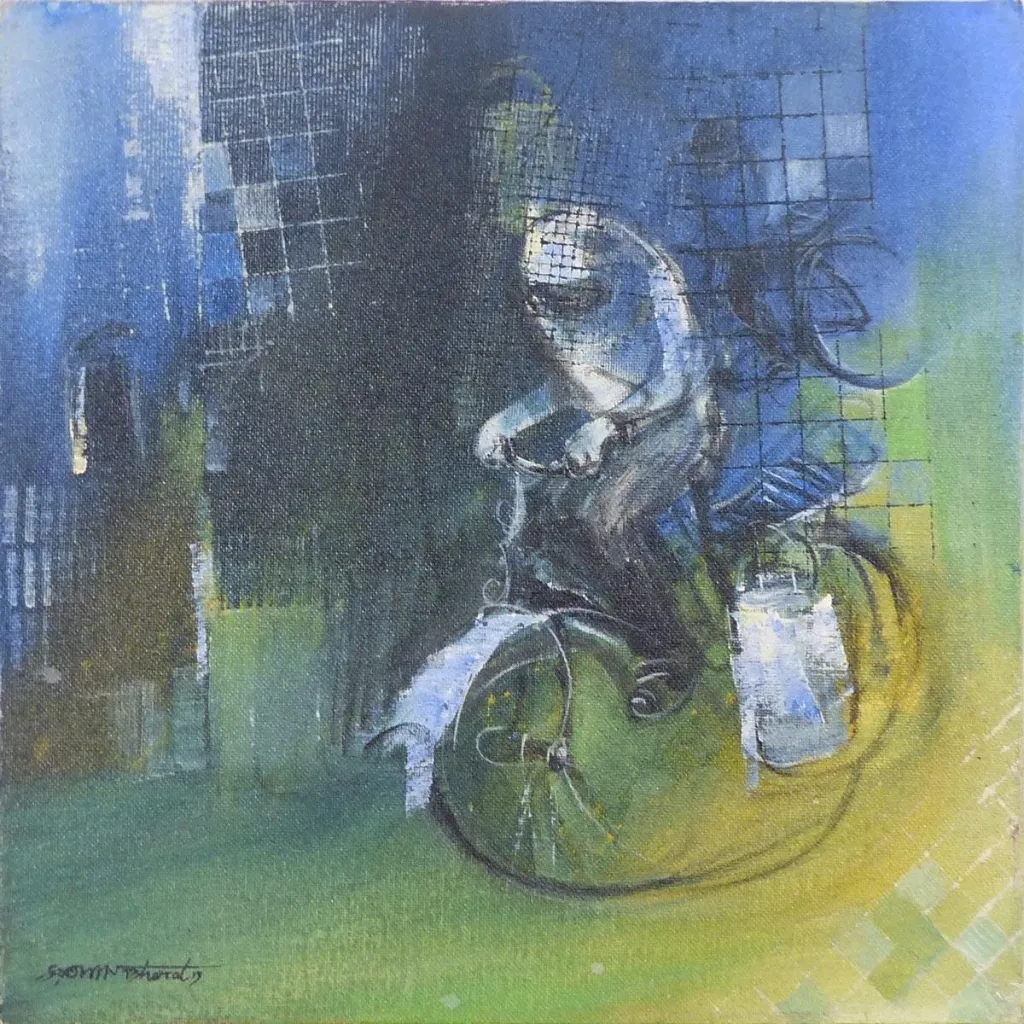 Cyclist by Bharat Das