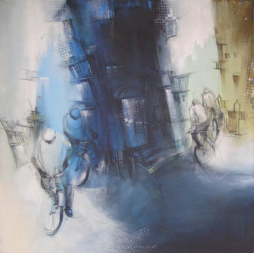 Cyclist(Roll) by Bharat Das